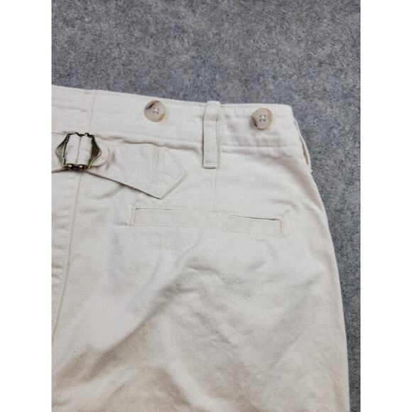 Banana Republic Pants Womens 4 Long Cream HR Riding Pant Lace Up Cotton - Picture 10 of 16